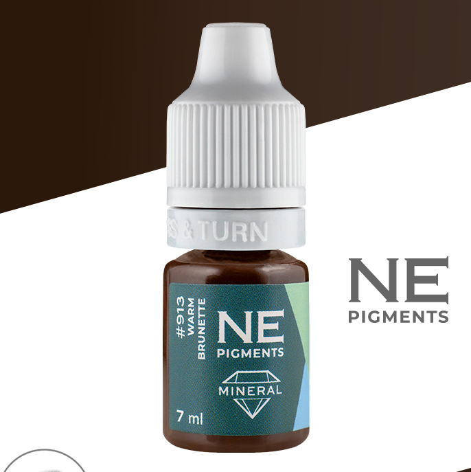 NE Pigments Минеральный пигмент Брюнет Тёплый №913
